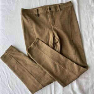Polo Ralph Lauren Brown Herringbone Jodhpurs Leggings